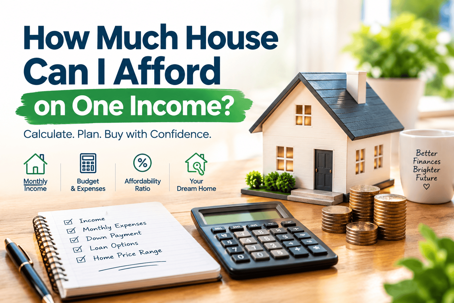 How Much House Can I Afford on One Income
