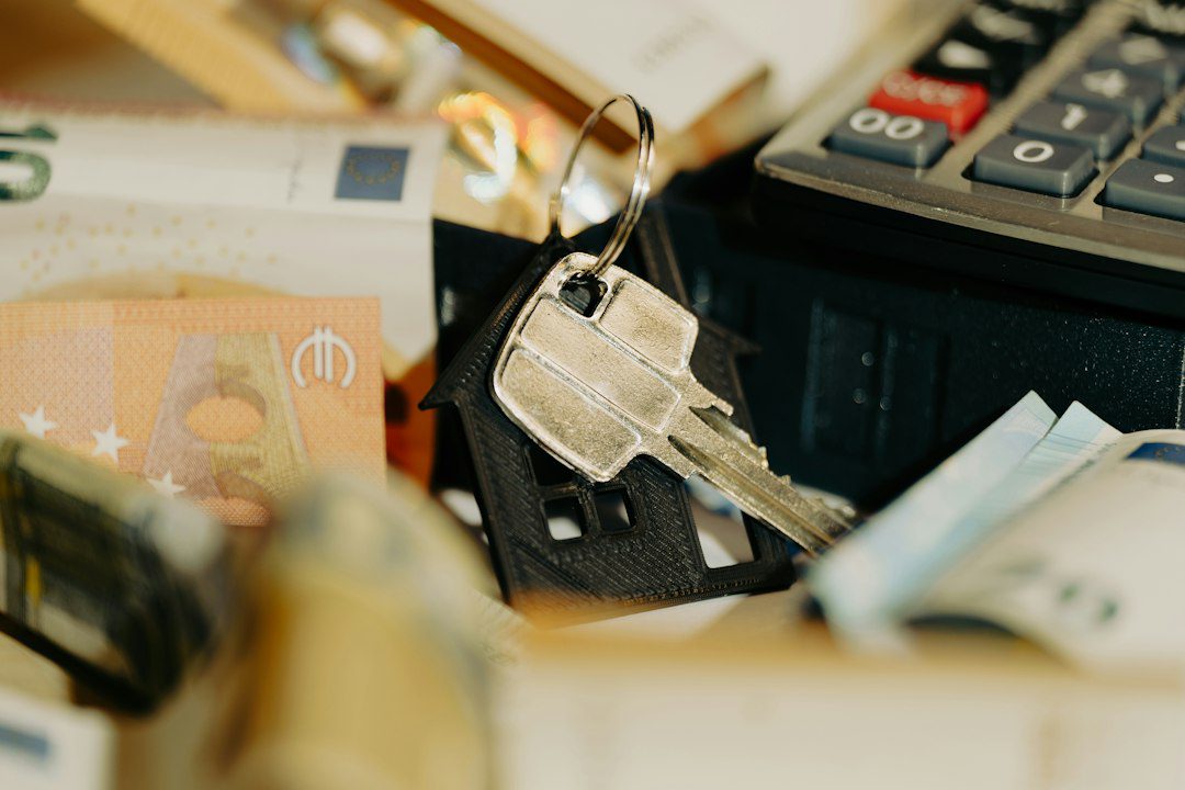Calculator and cash on a desk, representing gross to net salary calculation